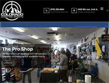 Tablet Screenshot of coloradoshootingsportsstore.com